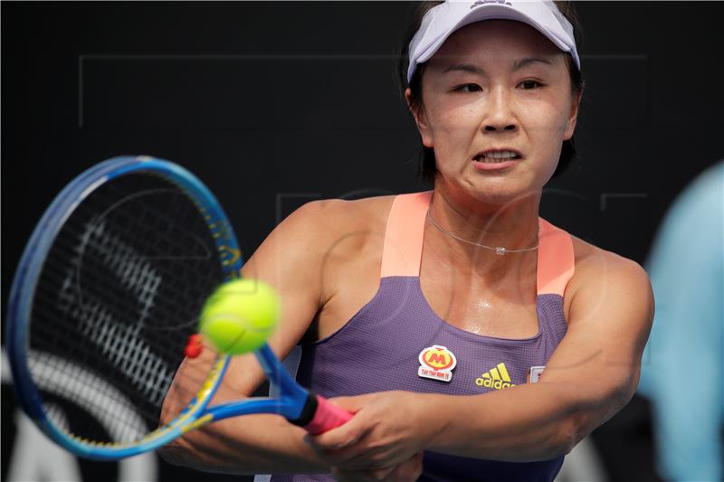 (FILE) AUSTRALIA TENNIS WTA PENG SHUAI