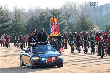 SOUTH KOREA US WELCOMING CEREMONY