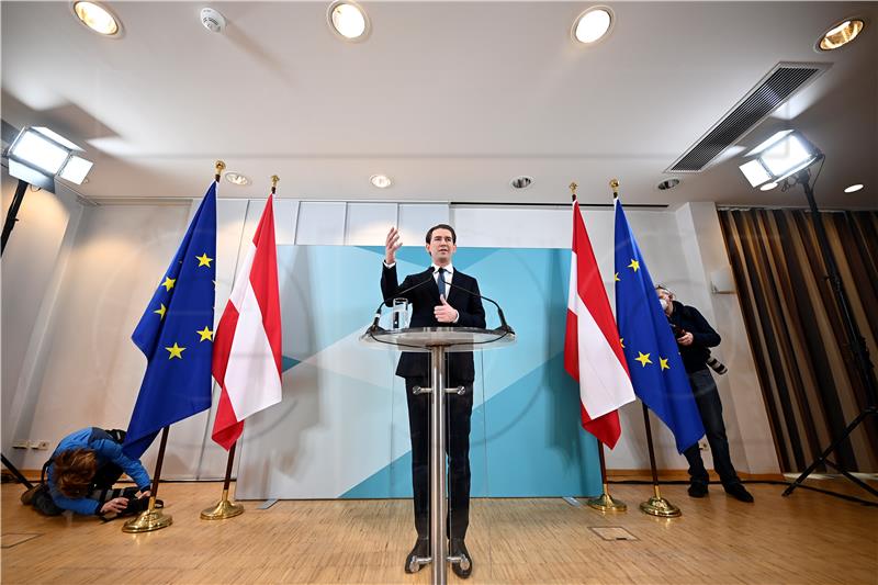 AUSTRIA POLITICS SEBASTIAN KURZ ANNOUNCEMENT