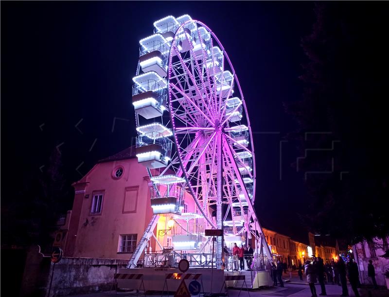 Advent in Varaždin gets new attraction - big wheel