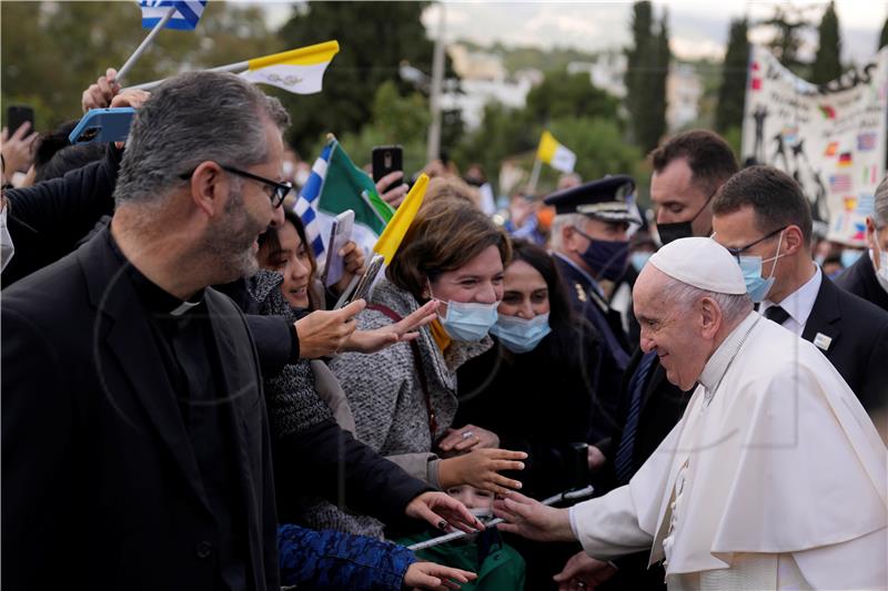 GREECE POPE FRANCIS VISIT