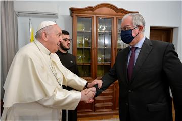 GREECE POPE FRANCIS VISIT