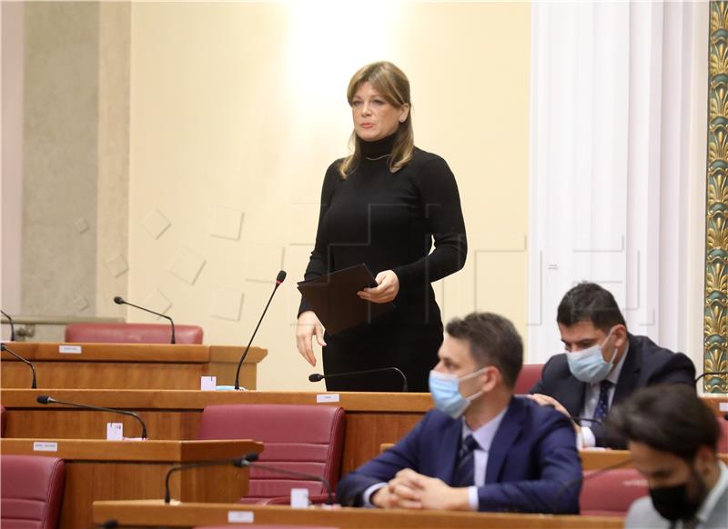 Independent MP Vidović Krišto ordered out of Parliament chamber