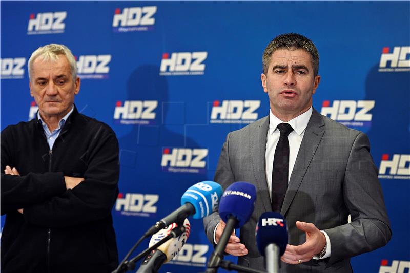 Split: Konferencija za medije HDZ-a