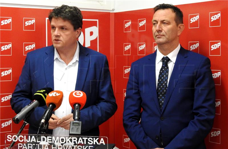 Konferencija za medije Gradske organizacije SDP-a Varaždin