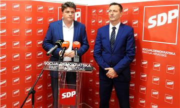 Konferencija za medije Gradske organizacije SDP-a Varaždin