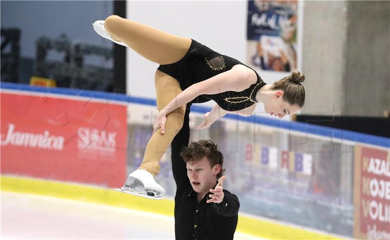 53. Zlatna pirueta Grada Zagreba, slobodni program sportskih parova