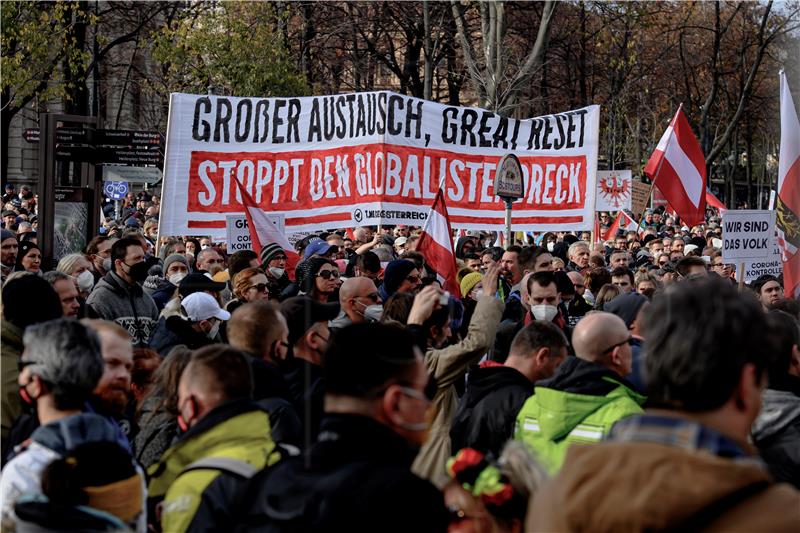 Austrija: Novi veliki prosvjedi protiv obveznog cijepljenja