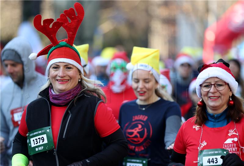 Humanitarna i kostimirana utrka Zagreb Advent Run