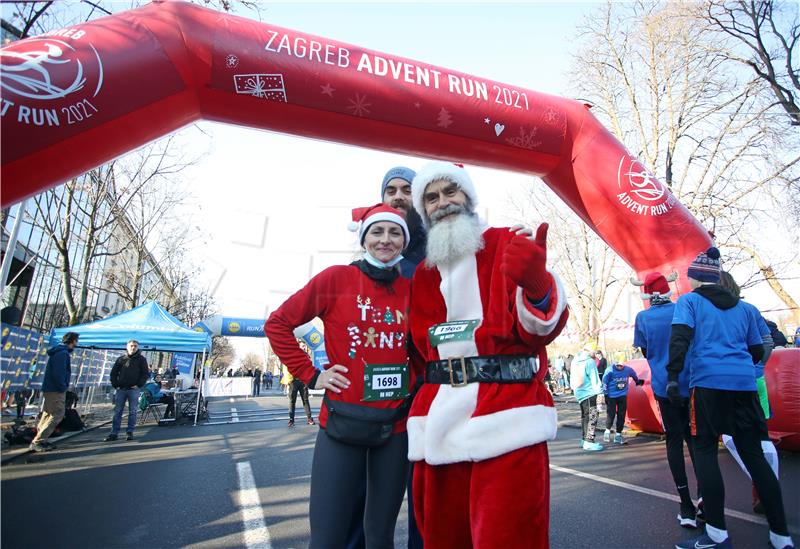 Zagreb Advent Run brings together over 2,100 participants