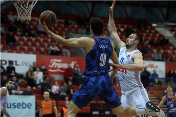 Utakmica 11. kola košarkaške ABA lige: Cibona - Budućnost