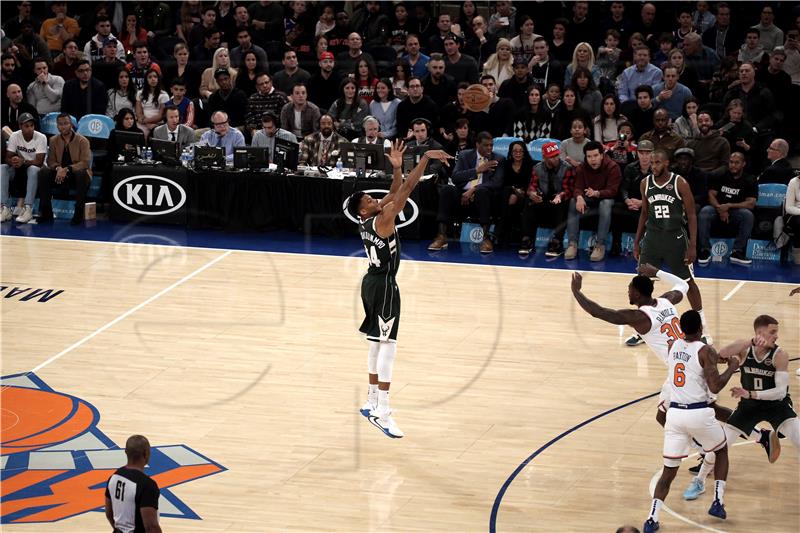 NBA: New York - Milwaukee 97-112