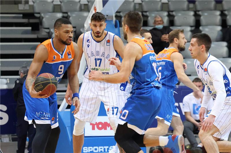 Utakmica 11. kola košarkaške ABA Lige: Zadar - Mornar