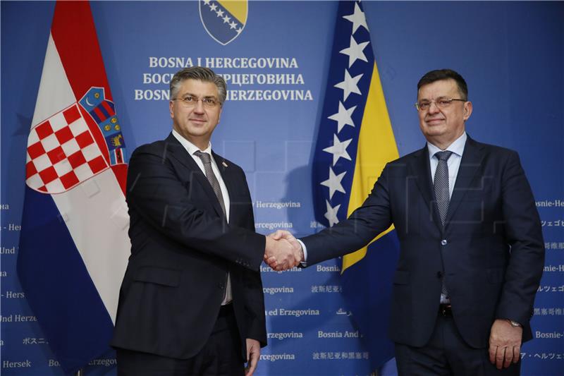 Premijer Plenković doputovao u službeni posjet BiH