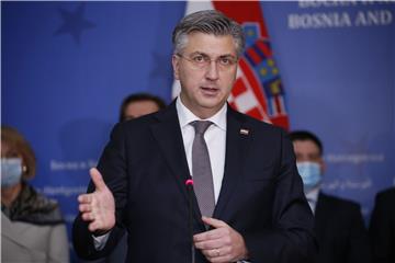 Plenković: BiH nema većeg prijatelja od Hrvatske