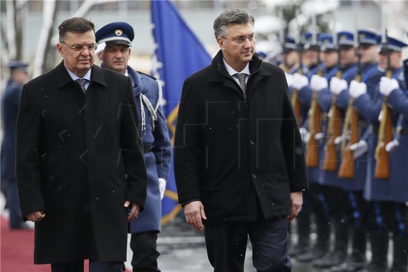 Premijer Plenković doputovao u službeni posjet BiH