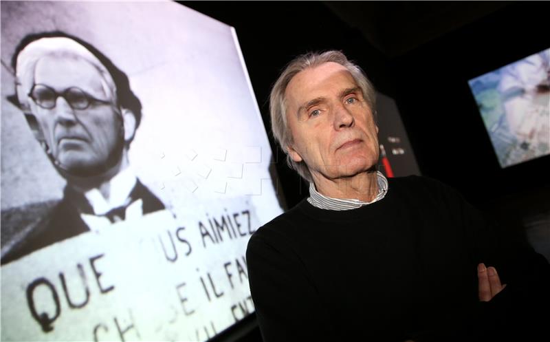Dalibor Martinis na izložbi u Galeriji Kranjčar