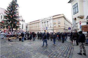 Inicijativa Prava i slobode prosvjeduje na markovom trgu