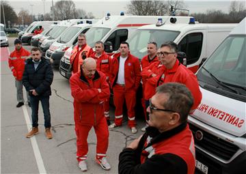 Konferencija za medije vozača saniteta