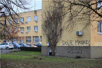 Grafit neprimjerenog sadržaja na osječkom Domu zdravlja