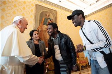 VATICAN POPE FRANCIS REFUGEES