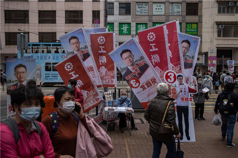 CHINA HONG KONG LEGCO ELECTIONS