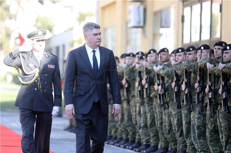 Milanović: Citizens and people respect and love Croatian army