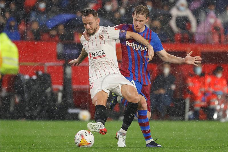 Španjolska: Sevilla - Barcelona 1-1, asistencija Rakitića