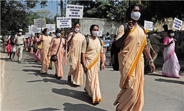 INDIA BELIEF CHURCHES PROTEST