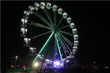 Osijek: Panoramski kotač pušten u rad