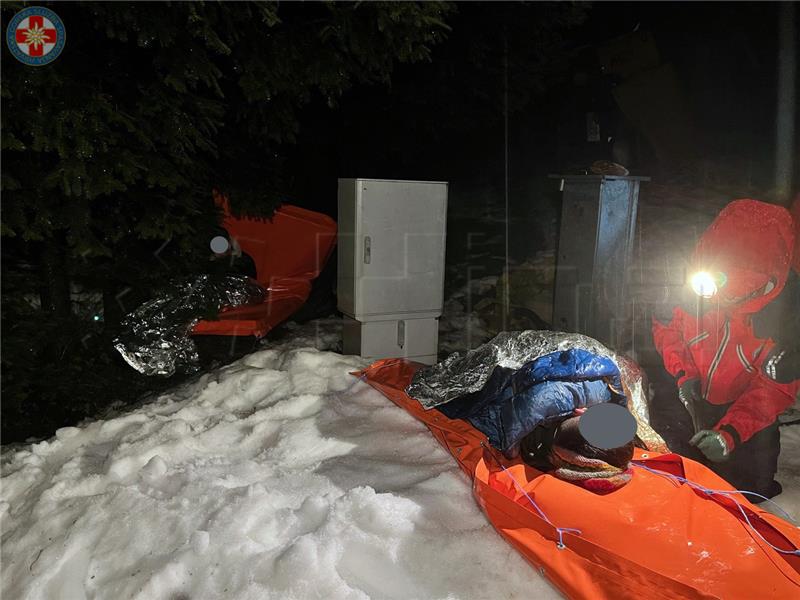 Na Sljemenu teško ozlijeđena dvojica 18-godišnjaka pri spustu na strunjači