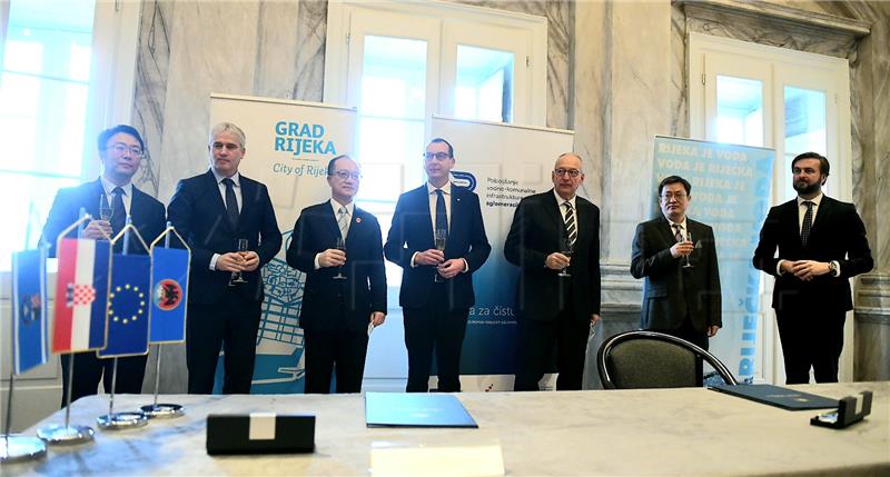 HRK 522.6m contract for wastewater processing plant in Rijeka signed