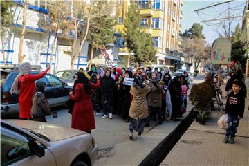 AFGHANISTAN WOMEN RIGHTS PROTEST