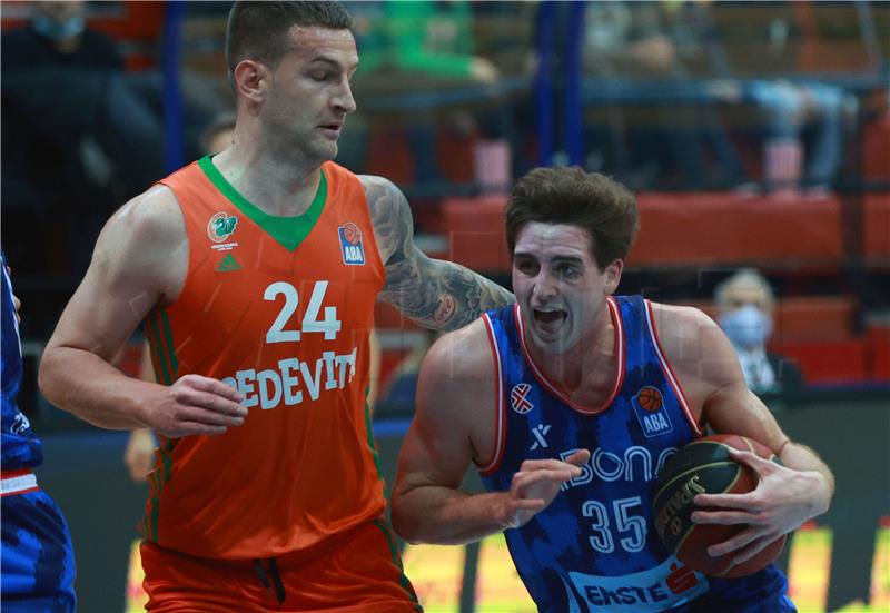 Utakmica 13. kola košarkaške ABA lige: Cibona - Cedevita Olimpija