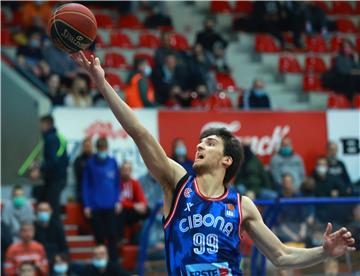 Utakmica 13. kola košarkaške ABA lige: Cibona - Cedevita Olimpija