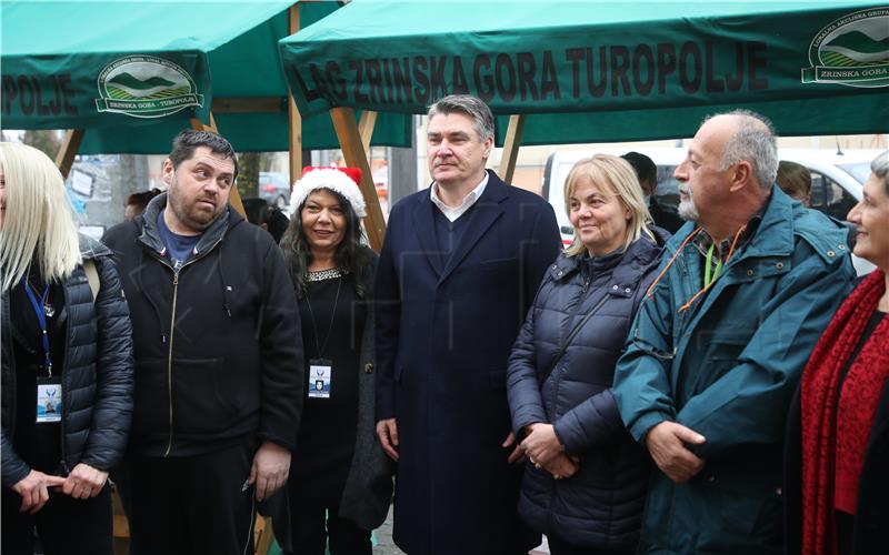 Stradalnici u potresu predsjedniku Milanoviću prenijeli svoje strahove