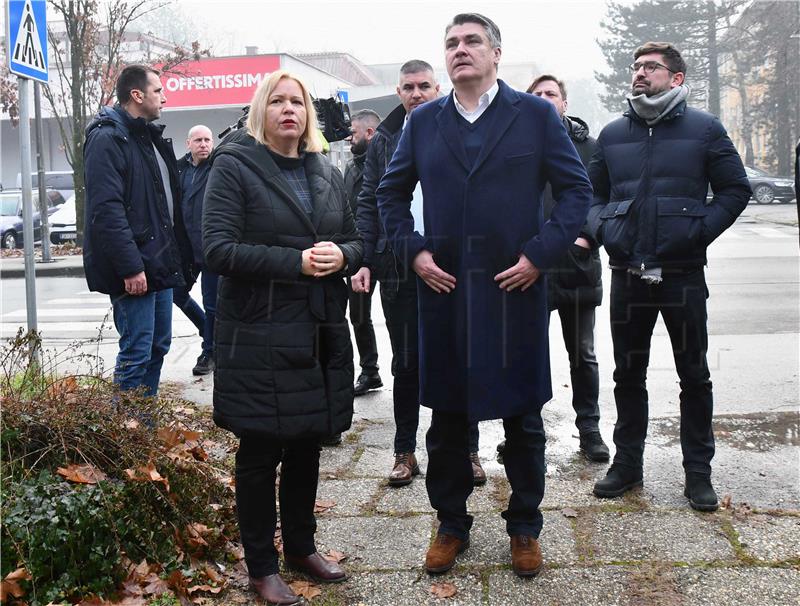 Stradalnici u potresu predsjedniku Milanoviću prenijeli svoje strahove