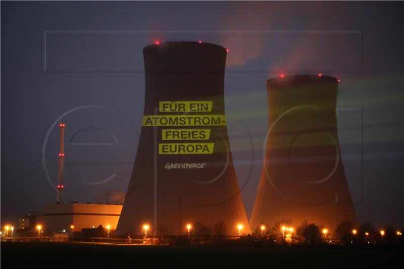 GERMANY NUCLEAR ENERGY GREENPEACE PROTEST