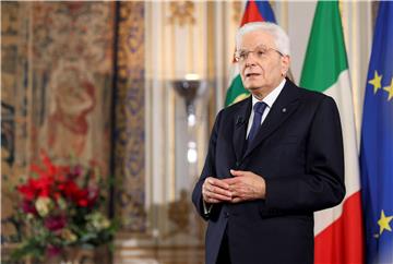 ITALY NEW YEARS SPEECH SERGIO MATTARELLA