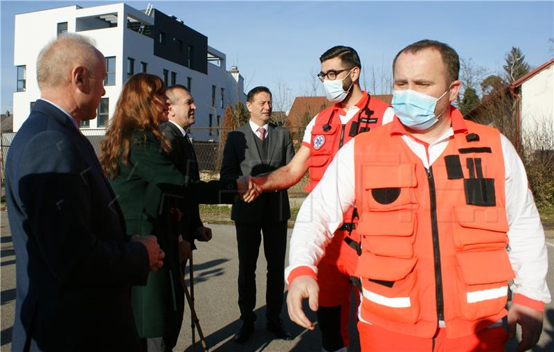 Varaždin: Župan i gradonačelnik obišli hitne službe