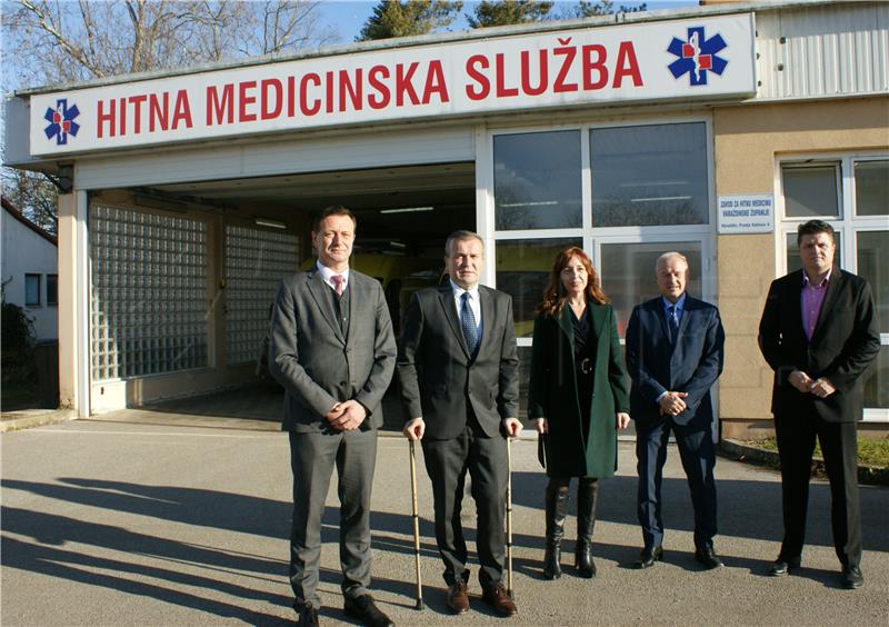 Varaždin: Župan i gradonačelnik obišli hitne službe