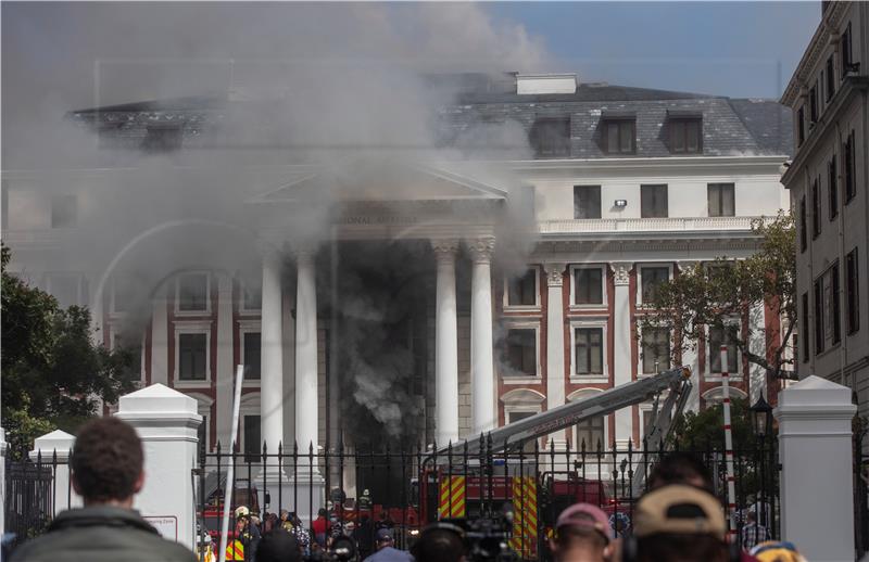 SOUTH AFRICA PARLIAMENT FIRE