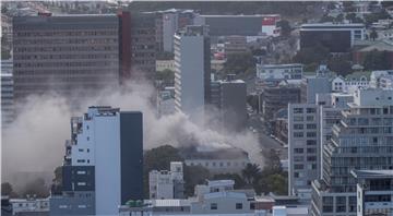 SOUTH AFRICA PARLIAMENT FIRE