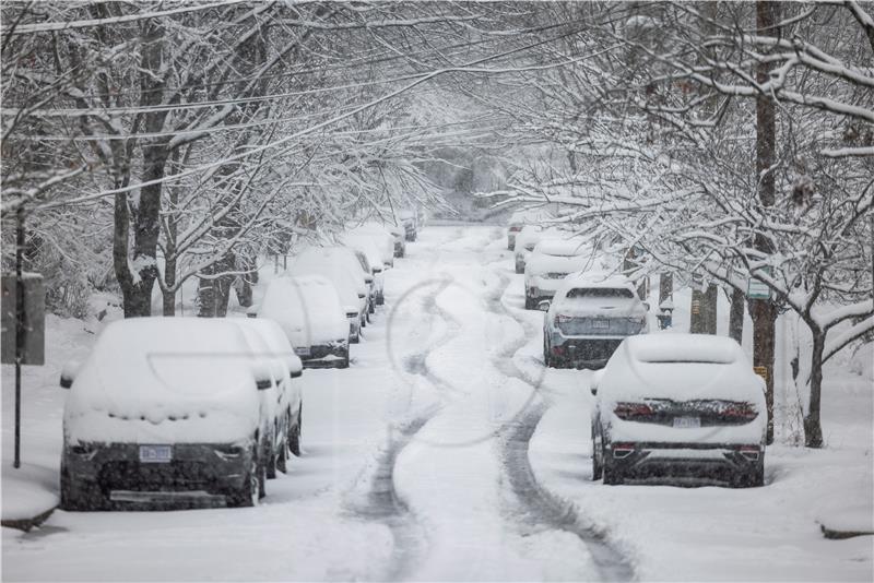 USA WEATHER SNOW  DC