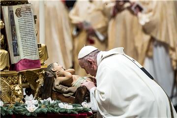 VATICAN POPE FRANCIS EPIPHANY MASS