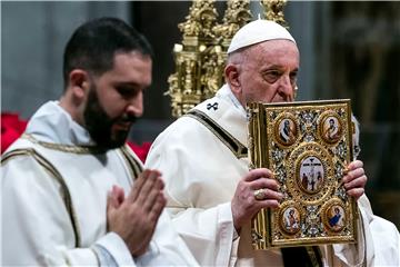 VATICAN POPE FRANCIS EPIPHANY MASS