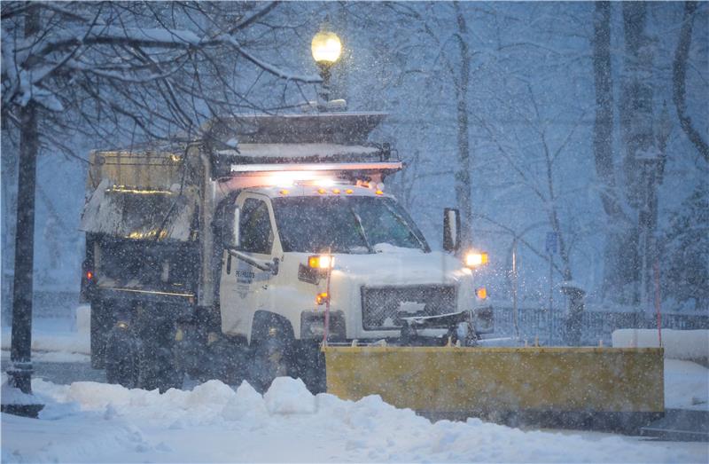 USA WEATHER SNOWSTORM BOSTON