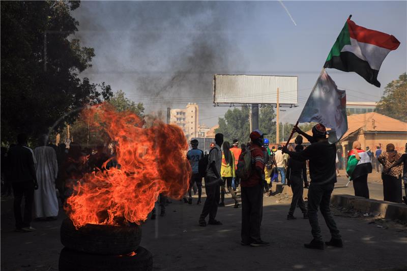 SUDAN CRISIS PROTEST