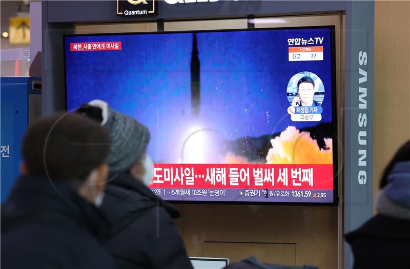 SOUTH KOREA NORTH KOREA MISSILE LAUNCH