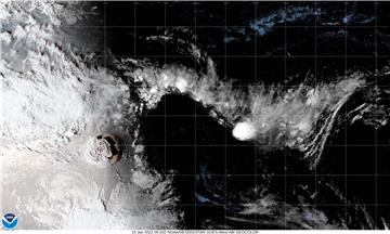 TONGA VOLCANIC ERUPTION